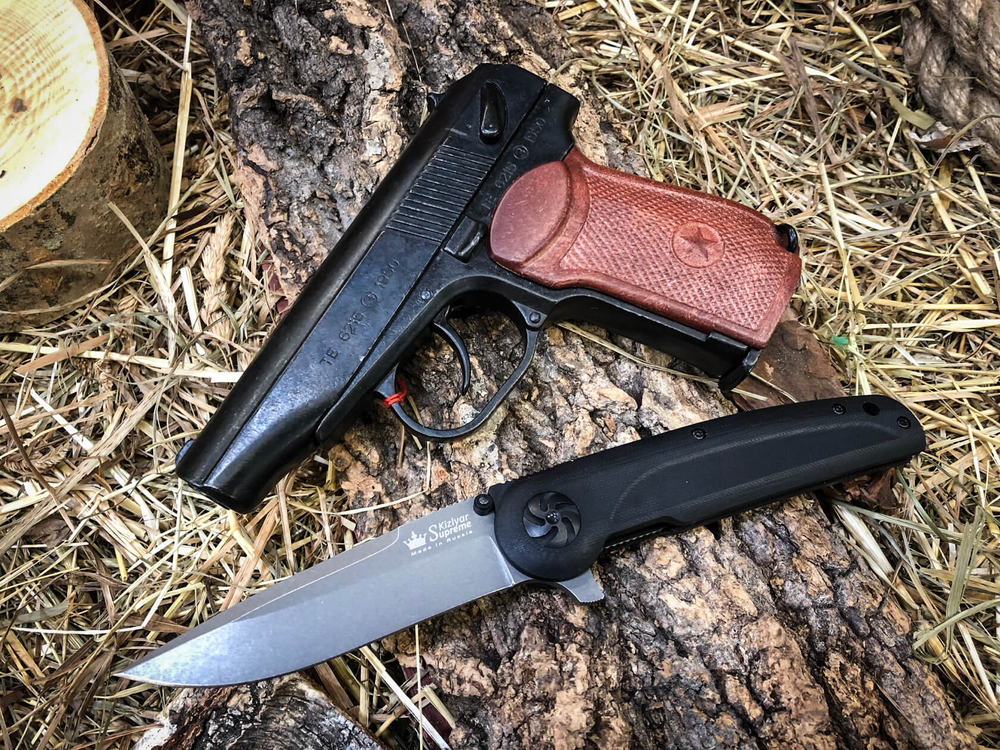 Складной нож Biker Z N690 StoneWash