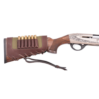 Патронташ на приклад «Хант» Rem.223/6 (VIP) ХСН коричневый