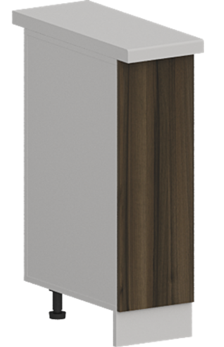 Кухня Модуль ШН 250 Белый / Орех Миланский