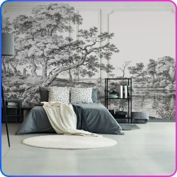 Фотообои на стену Деревья 400х270 см Luxury Walls AM38704