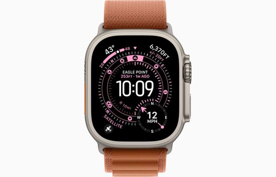 Умные часы Apple Watch Ultra 3, 49 мм, Natural Titanium Terra Cotta Alpine Loop L