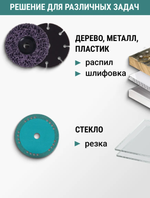 VIRA Набор дисков для мини УШМ 76мм 9 предметов