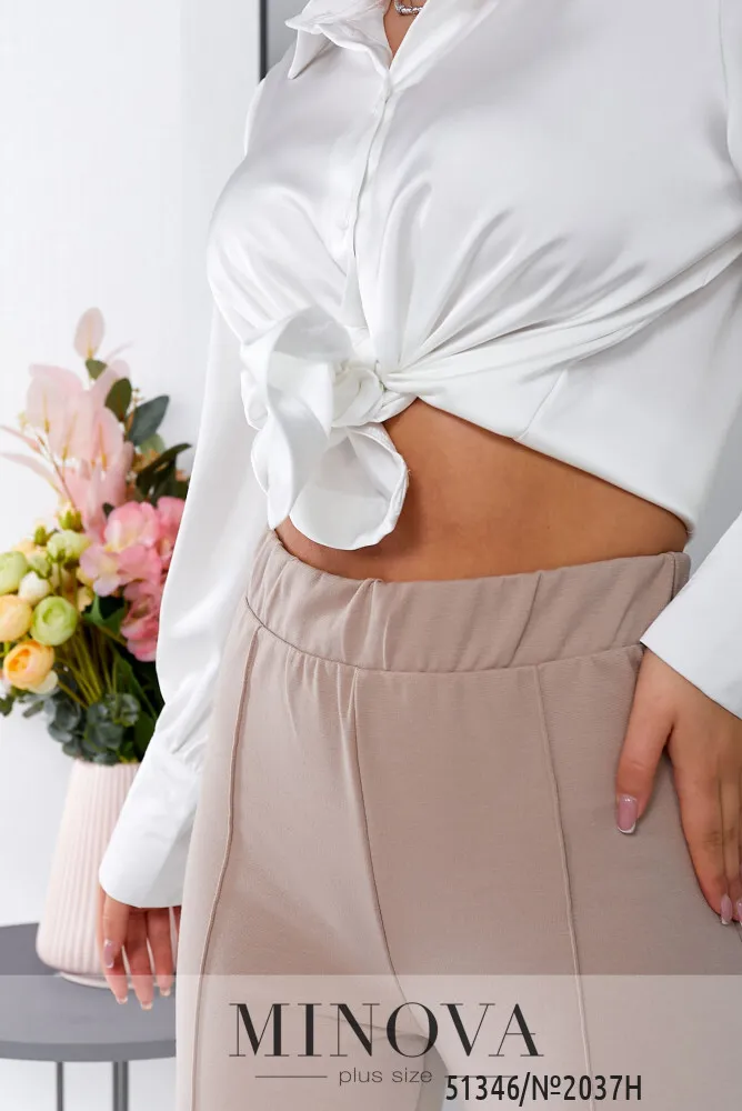 Брюки 2037Н-капучино Minova