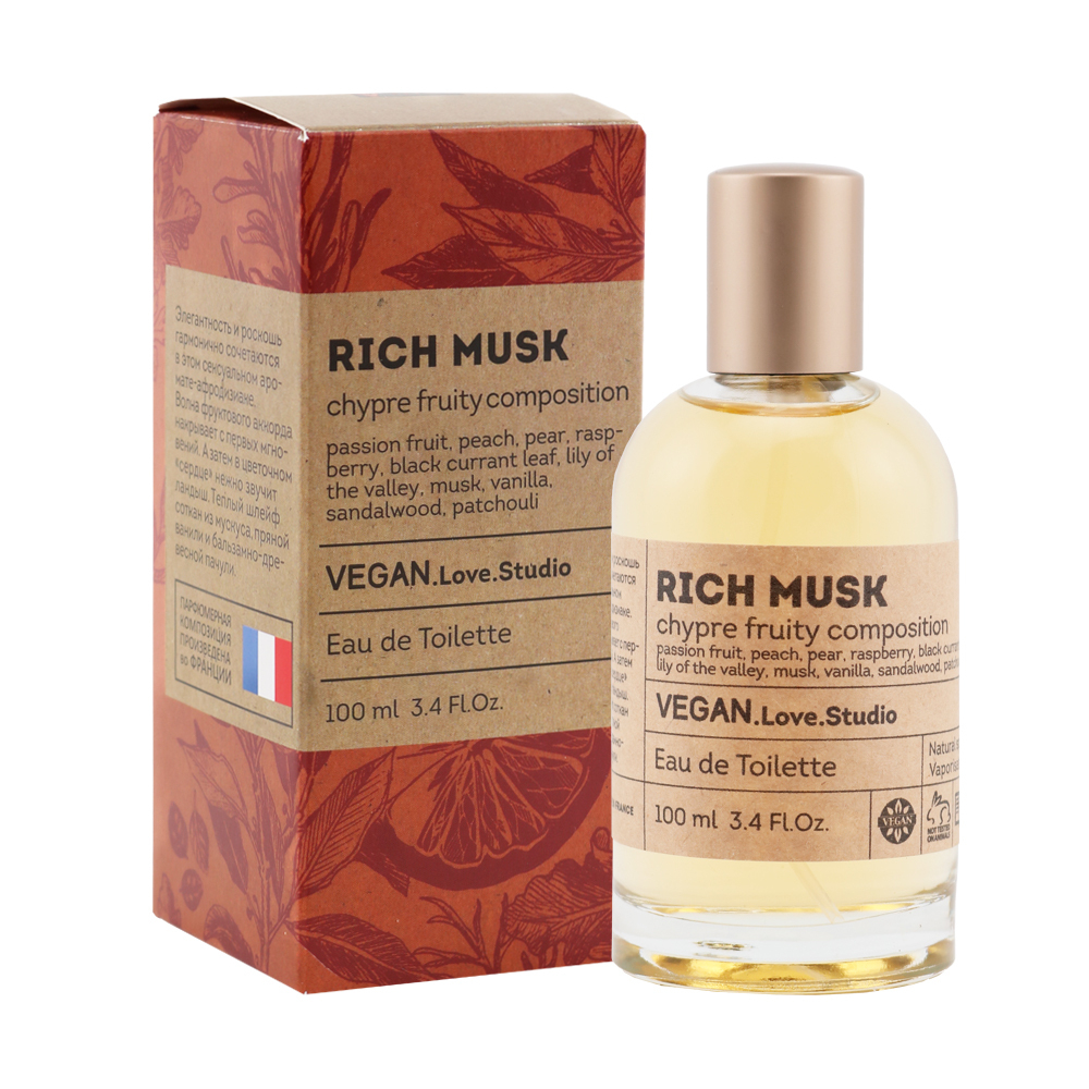 Вода туалетная Vegan Love Studio Rich Musk (Веган Лав Студио Рич Маск) - 100ml for women
