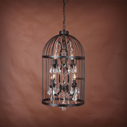 Люстра Vintage birdcage 5006–D4+4