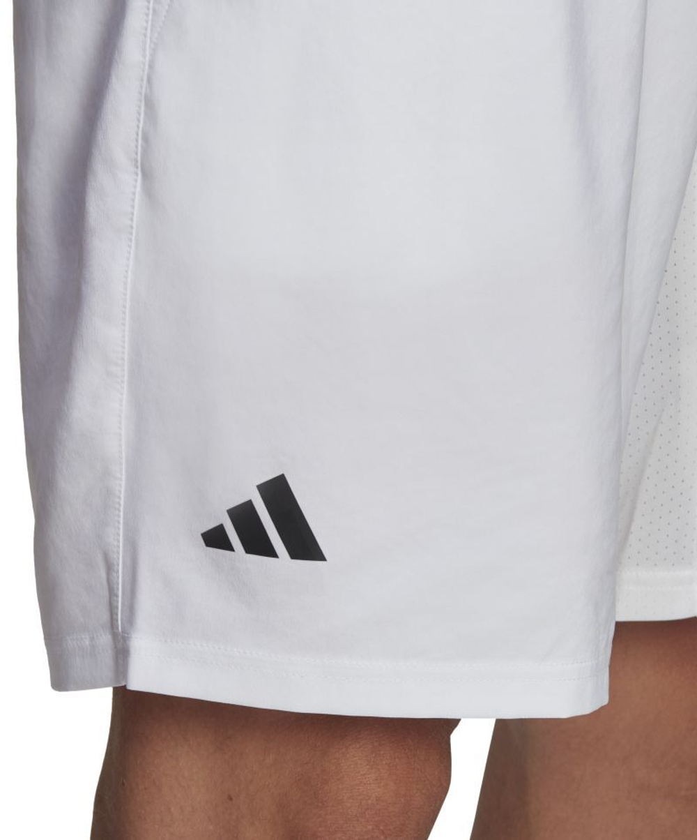 Мужские теннисные шорты Adidas Club 3-Stripes 7in Tennis - белый