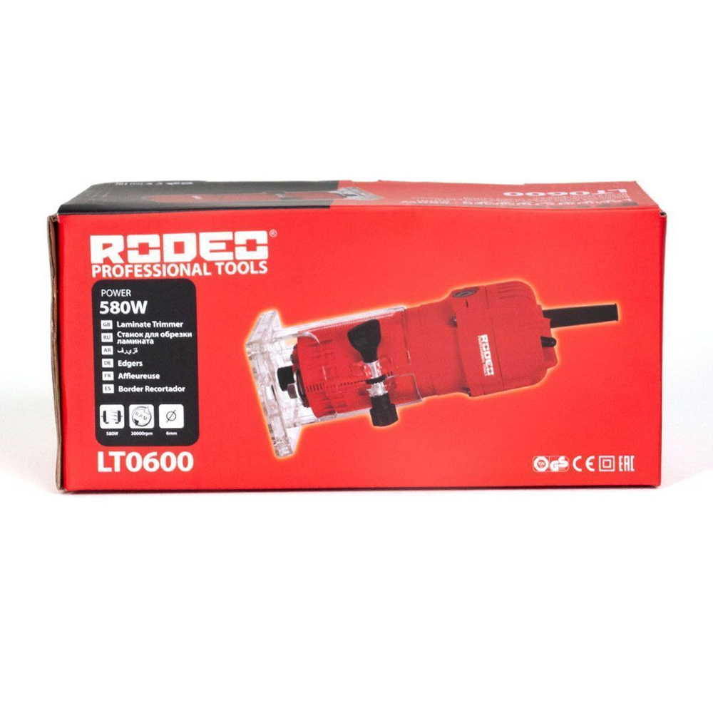 Кромочный фрезер LT0600 RODEO, хвостовик 6мм/8мм.