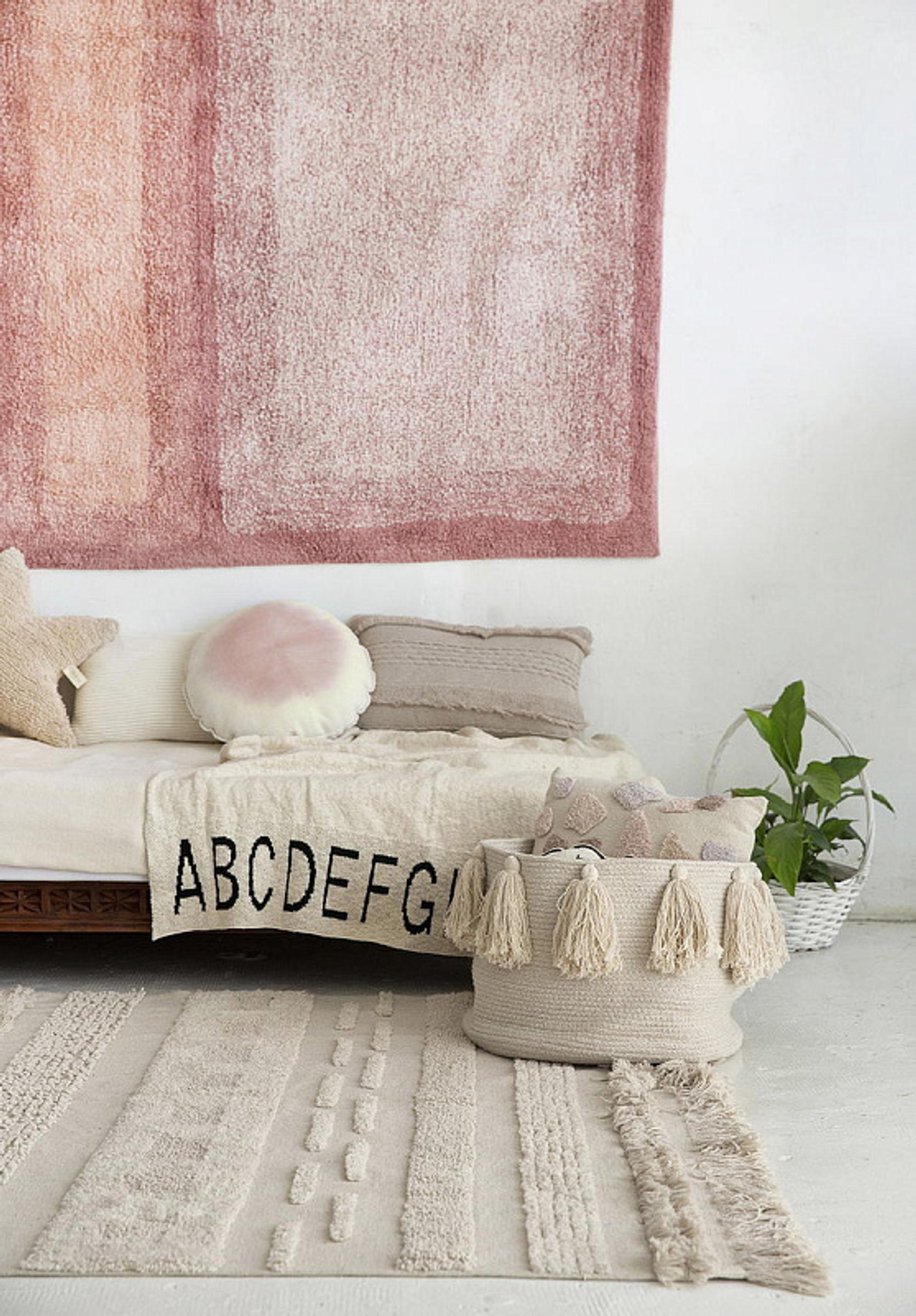 Ковер Lorena Canals Воздушные дюны белые 140х200 см