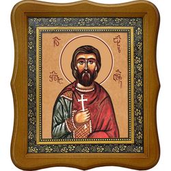 Шалва Ахалцихский мученик. Икона на холсте.