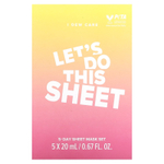 I Dew Care, Let's Do This Sheet, 5-дневный набор тканевых масок, 5 масок, по 20 мл (0,67 жидк. унц.)