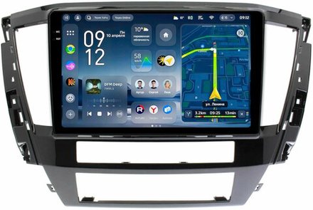 Магнитола Mitsubishi Pajero Sport 3 2020-2024, Montero Sport (прямоугольный климат) - Teyes CC4-PRO монитор 10.36" 2K QLED на Android 13, Snapdragon 778G, AI, CarPlay, DSP, 4G SIM-слот