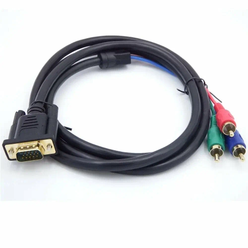 Кабель цифровой VGA- 3RCA 1.5-метра