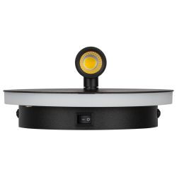 Декоративная подсветка светодиодная ЭРА EDGAR WL55 BK для интерьера COB 5Вт/SMD 7Вт 4000К черный IP20