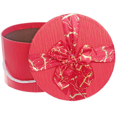 Коробка подарочная «Теплые чувства» 19*19*13 см, красный