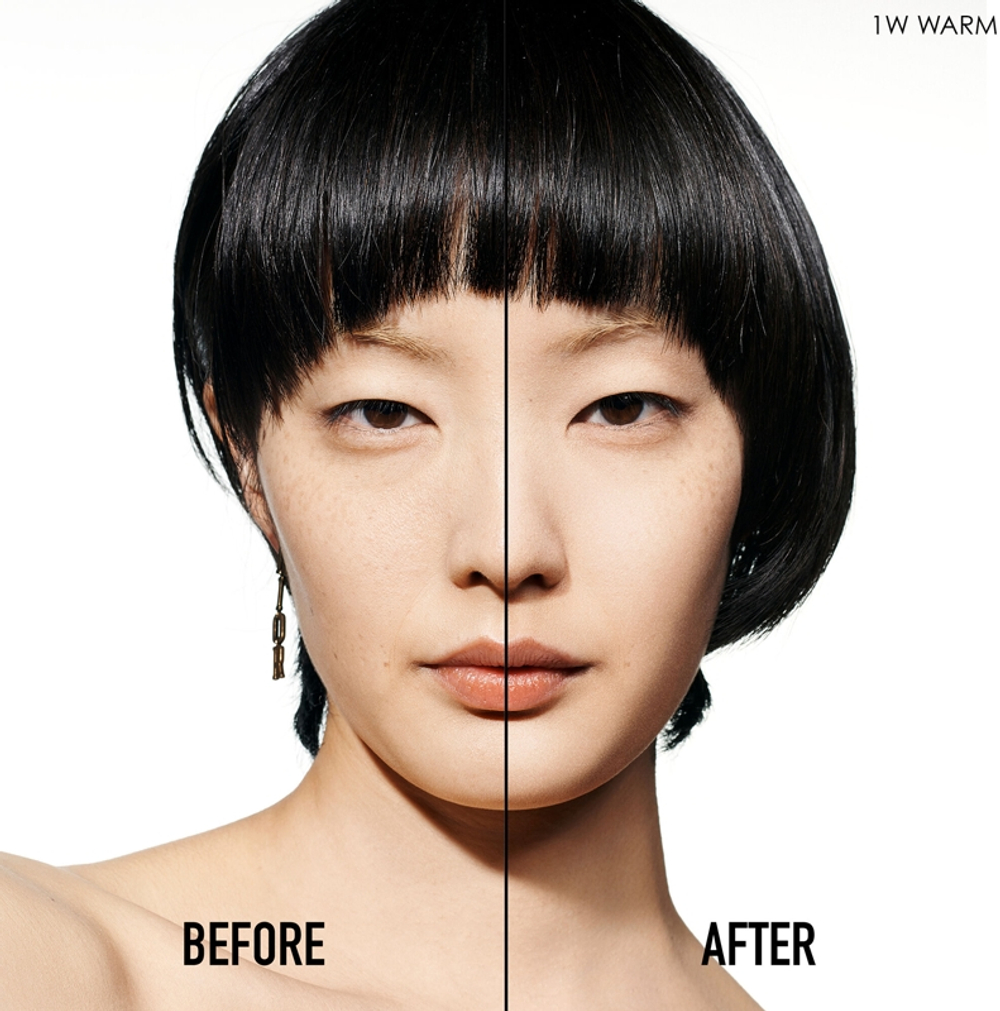 DIOR Dior Forever Natural Velvet Refill - Тональная основа в компакте, долговременное покрытие оттенок 1W Warm, 10 g