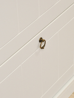 Обувница для прихожей, 66х22х123, Индра, закрытая, тумба для обуви, МДФ, белый, Dipriz