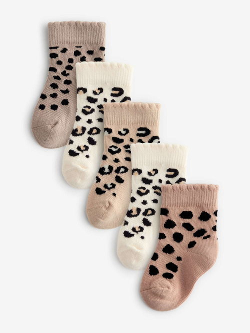 Носки для малышей Next B14-914, 5 шт., Коричневый