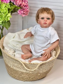 Кукла Реборн мягконабивная 55см (FA-574)