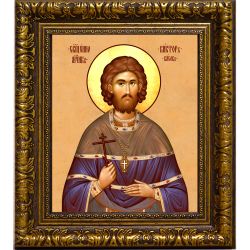 Виктор Басов священномученик. Икона на холсте