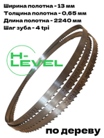 Полотно пильное по дереву 2240х13х0,65 мм 4tpi для ленточной пилы Makita LB1200F
