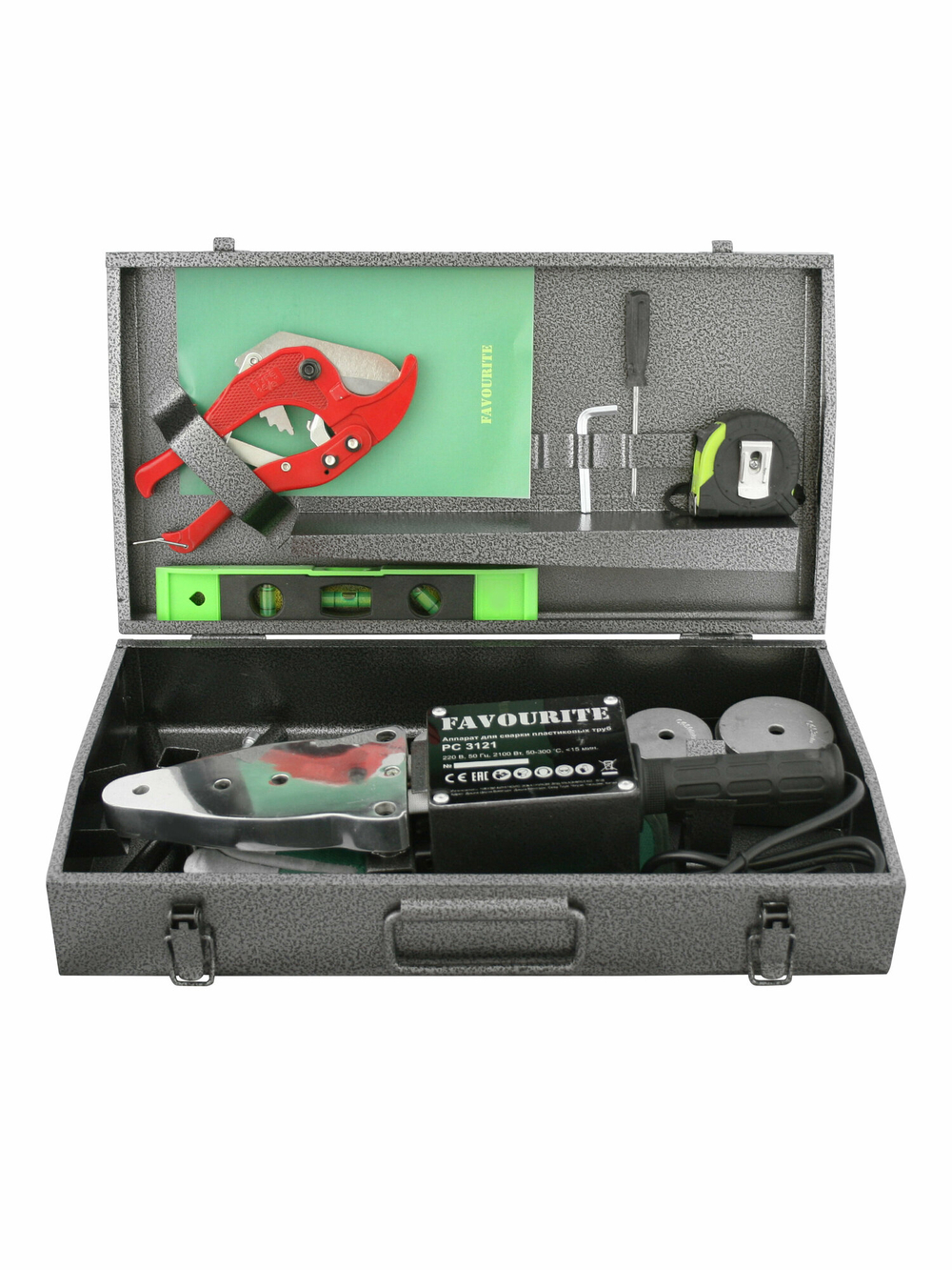 Аппарат для сварки пп труб FAVOURITE PC 3121  Вт 2100 (127113121)