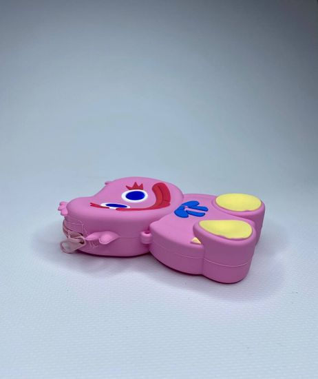 Детская мини-сумка "Киси Миси", розовая, с ремешком