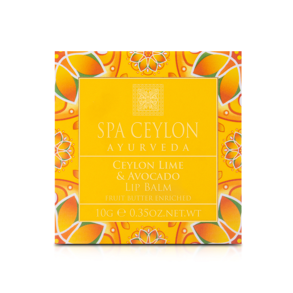 Питательный бальзам для губ "ЦЕЙЛОНСКИЙ ЛАЙМ И АВОКАДО" (10гр)