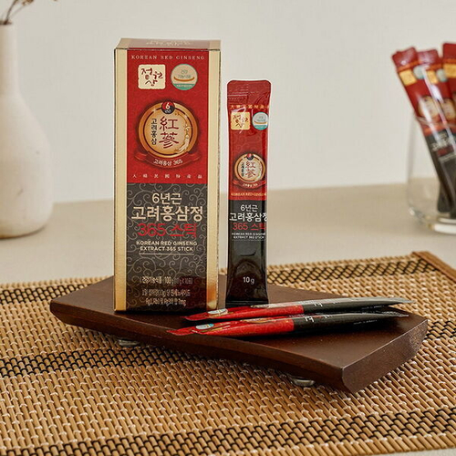 (Набор) Экстракт красного женьшеня и восточных трав Jungwonsam 6 Years Old Korean Red Ginseng Extract 365 Stick, 10гр *30шт