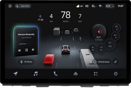 Магнитола для Hyundai Staria 2021+ (ШГУ 8") - Teyes CC4-PRO монитор 13" 2K QLED на Android 13, Snapdragon 778G, 8+128, AI, CarPlay, DSP, 4G SIM-слот