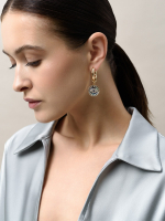 Серьги "Eye" Gold