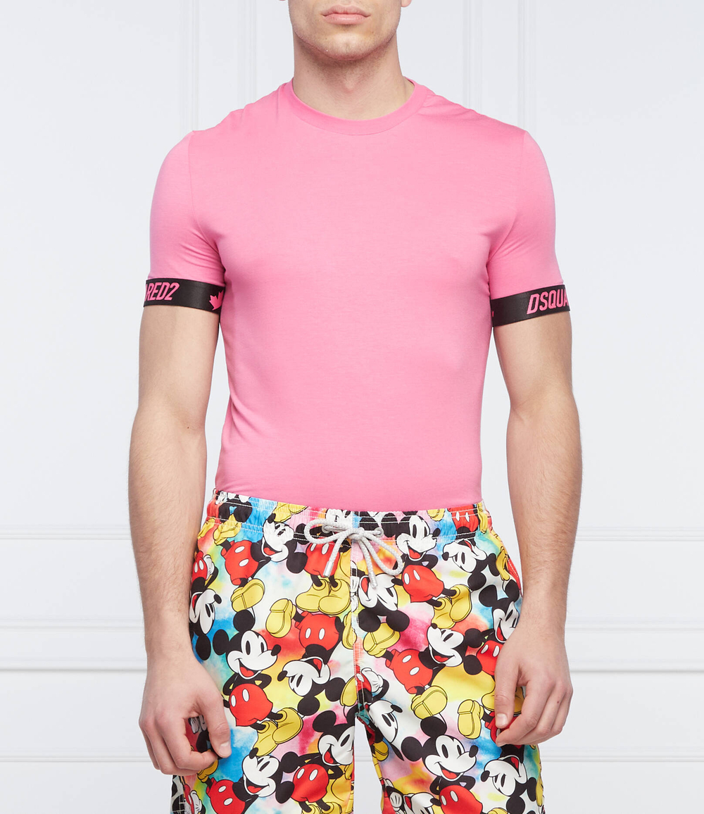футболка Dsquared2 - розовый(D9M3U4130)