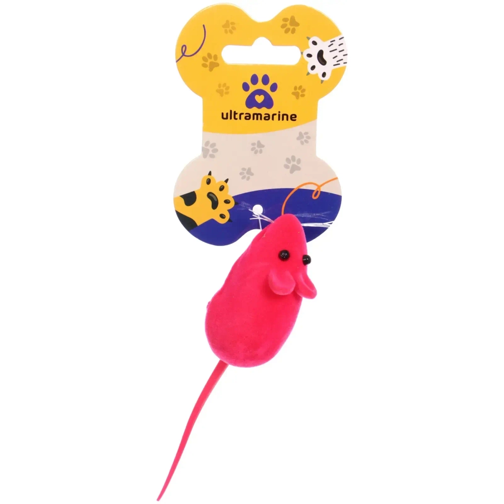 Игрушка - мышка для кошек «ЦЕПКИЕ ЛАПКИ», микс 3 цвета, 13см