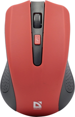 Манипулятор Defender Accura Wireless Optical Mouse &lt; MM-935 Red &gt; (RTL) USB 3btn+Roll &lt; 52937 &gt;