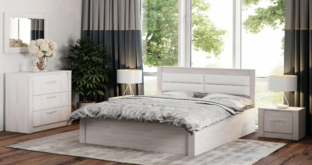 Комод Монако КМ-14 ясень белый