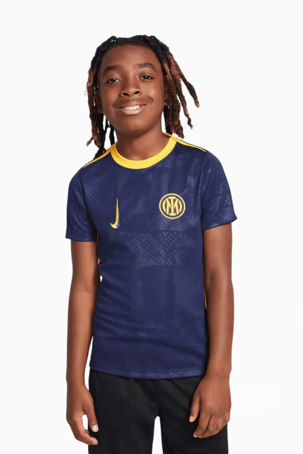 Футболка Nike Inter Milan 24/25 Pre-Match Junior - темно-синий
