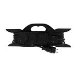 Удлинитель-шнур на рамке КГ 3х1,5, 10м, 3 гнезда, морозостойкий, с/з, 16А, 3500Вт, IP44 (Сделано в Р