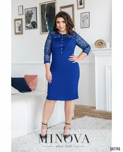 Платье 8617-электрик Minova