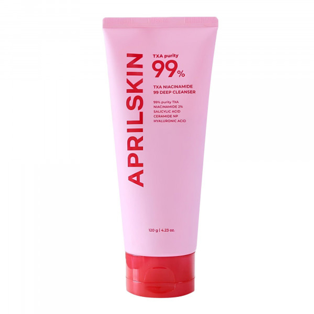 Пенка для умывания с транексамовой кислотой APRILSKIN TXA Niacinamide 99 Deep Cleanser 120 гр