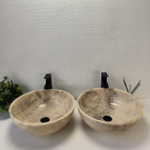 Раковина из оникса ПАРА! Bowl Grey TinLip BO-62977 45*45*17 42