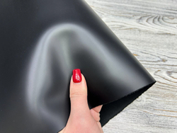 Bolero Opaco Nero (1,4-1,6 мм), цв. Черный, натуральная кожа