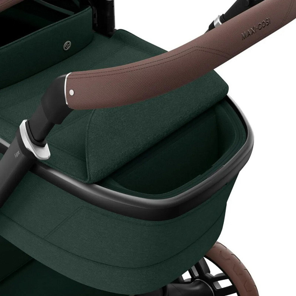 Детская коляска Maxi-Cosi Fame 3 в 1 с автокреслом CabrioFix Essential green Twillic Green/зеленый
