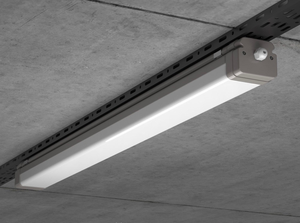 Светильник LED ДСП Айсберг ll 36Вт 5000К 4100Лм опал IP65 1100х85х70мм DARKLUM