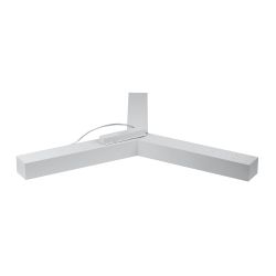 Светильник LED ЭРА Geometria SPO-144-W-40K-066 Igrek 66Вт 4000К 5000Лм IP40 1200*1200*80 белый подвесной | Декоративные светильники Geometria
