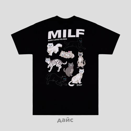 Футболка мужская Ripndip Man I Love Felines Tee артикул:RND10228 - купить в магазине Дайс