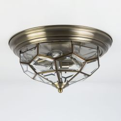 Citilux Витра-1 CL442530 Люстра потолочная витражная Бронза