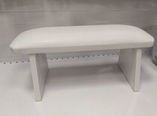 Подставка под руки клиента, белая.