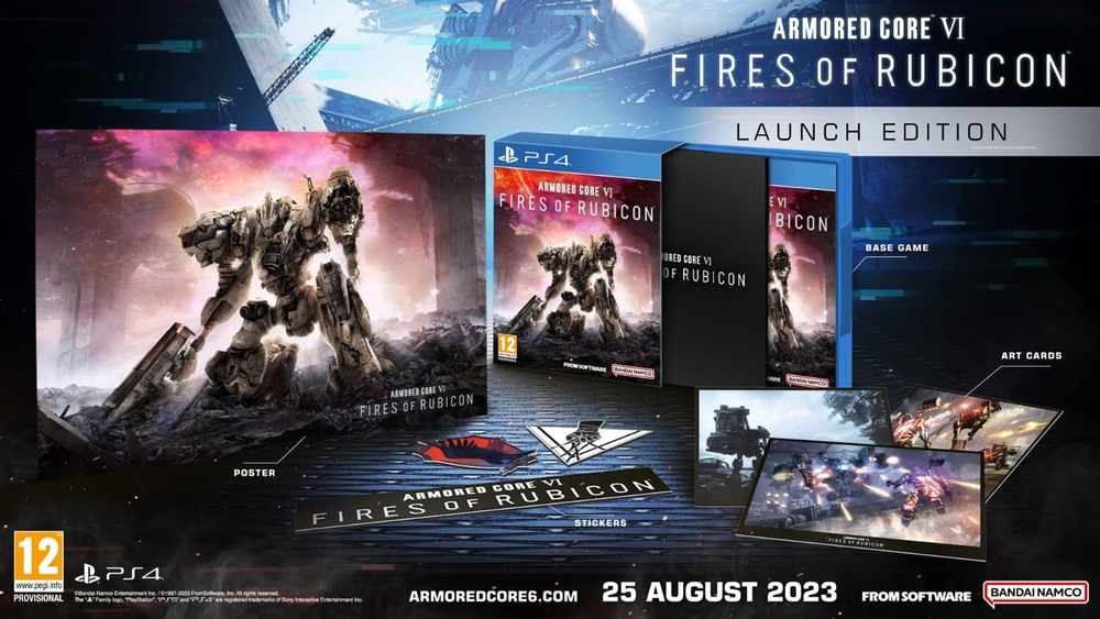 Игра Armored Core VI(6) Fires of Rubicon Launch Edition (Русская версия) для PlayStation 5