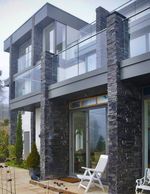 Натуральный камень Сланец черный Pharaon 180x350x10-20 Модерн