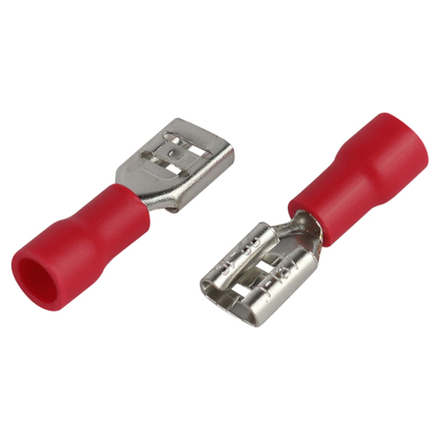 Разъем плоский ЭРА NO-225-33 РпИм 1.25-5.0-0.8 изолированный «розетка» упаковка 10 шт