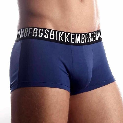 Мужские трусы боксеры синие Bikkembergs Blue Boxer